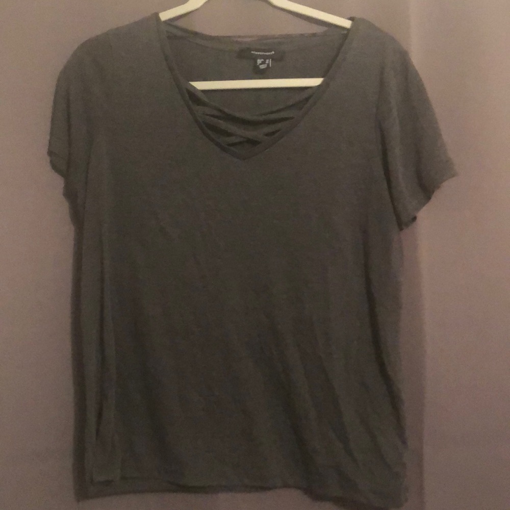 Atmosphere size 10 grey shirt